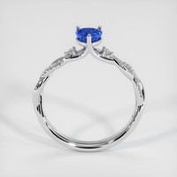 0.83 Ct. Sapphire Ring, 14K White Gold 3