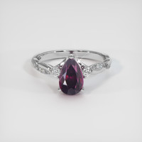1.83 Ct. Gemstone Ring, 14K White Gold 1