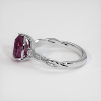 1.83 Ct. Gemstone Ring, 14K White Gold 4