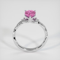 1.17 Ct. Pink Sapphire Ring, 14K White Gold 3