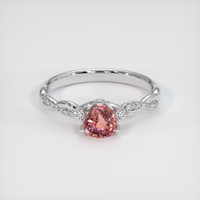 1.06 Ct. Sapphire Ring, 14K White Gold 1