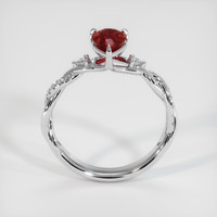 1.01 Ct. Ruby Ring, 14K White Gold 3