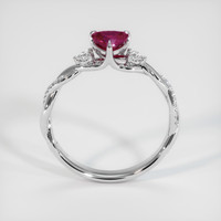 0.51 Ct. Ruby Ring, 14K White Gold 3