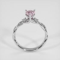 1.01 Ct. Padparadscha Sapphire Ring, 14K White Gold 3