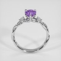 1.73 Ct. Purple Sapphire Ring, 14K White Gold 3