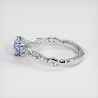 1.63 Ct. Blue Sapphire Ring, 14K White Gold 4