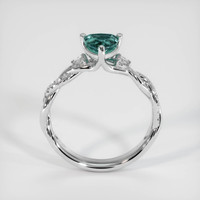 0.70 Ct. Sapphire Ring, 14K White Gold 3