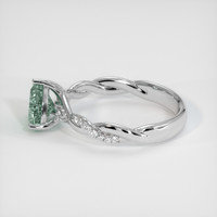 1.13 Ct. Sapphire Ring, 14K White Gold 4