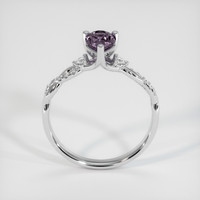 0.66 Ct. Sapphire Ring, 14K White Gold 3