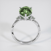 5.26 Ct. Green Sapphire Ring, 14K White Gold 3