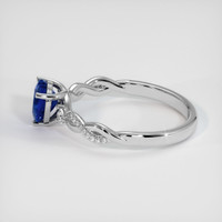 1.44 Ct. Sapphire Ring, 18K White Gold 4