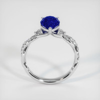 3.07 Ct. Sapphire Ring, 18K White Gold 3