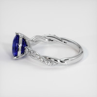2.68 Ct. Sapphire Ring, 18K White Gold 4