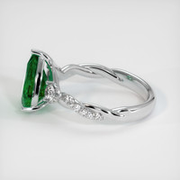2.42 Ct. Emerald Ring, 18K White Gold 4