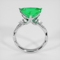 4.21 Ct. Emerald Ring, 18K White Gold 3