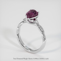 1.83 Ct. Gemstone Ring, 18K White Gold 2