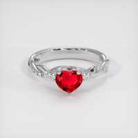 Ruby Ring 1.02 Ct., 18K White Gold Preview