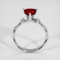 1.53 Ct. Ruby Ring, 18K White Gold 3