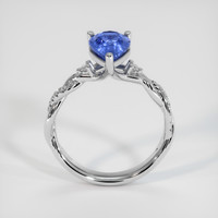 1.69 Ct. Blue Sapphire Ring, 18K White Gold 3