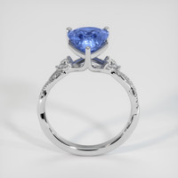 2.69 Ct. Blue Sapphire Ring, 18K White Gold 3