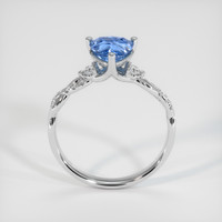 1.01 Ct. Sapphire Ring, 18K White Gold 3