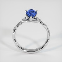 1.82 Ct. Blue Sapphire Ring, 18K White Gold 3