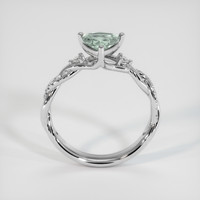 0.87 Ct. Sapphire Ring, 18K White Gold 3