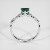 0.83 Ct. Sapphire Ring, 18K White Gold 3