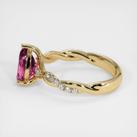 1.24 Ct. Pink Spinel Ring, 10K Yellow Gold 4