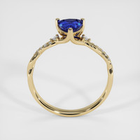 1.08 Ct. Blue Sapphire Ring, 10K Yellow Gold 3
