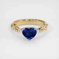 1.67 Ct. Sapphire Ring, 14K Yellow Gold 1