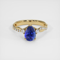 1.76 Ct. Sapphire Ring, 14K Yellow Gold 1