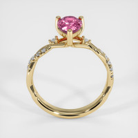 1.24 Ct. Pink Spinel Ring, 14K Yellow Gold 3