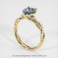 1.51 Ct. Gemstone Ring, 14K Yellow Gold 2