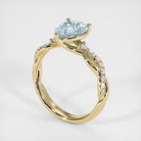 1.35 Ct. Gemstone Ring, 14K Yellow Gold 2