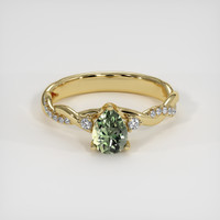 0.81 Ct. Gemstone Ring, 14K Yellow Gold 1