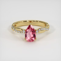 1.14 Ct. Gemstone Ring, 14K Yellow Gold 1