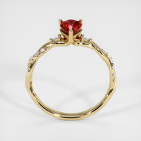 1.01 Ct. Ruby Ring, 14K Yellow Gold 3