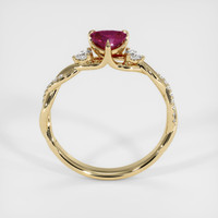 0.51 Ct. Ruby Ring, 14K Yellow Gold 3