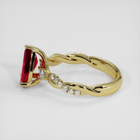 1.52 Ct. Ruby Ring, 14K Yellow Gold 4