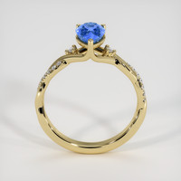 1.34 Ct. Blue Sapphire Ring, 14K Yellow Gold 3