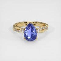 2.78 Ct. Color Change Sapphire Ring, 14K Yellow Gold 1