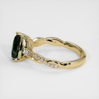 1.41 Ct. Green Sapphire Ring, 14K Yellow Gold 4