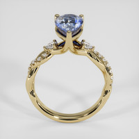 2.57 Ct. Bi Color Sapphire Ring, 14K Yellow Gold 3