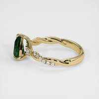 1.41 Ct. Green Sapphire Ring, 14K Yellow Gold 4
