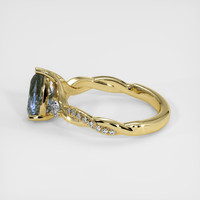 1.76 Ct. Bi Color Sapphire Ring, 14K Yellow Gold 4