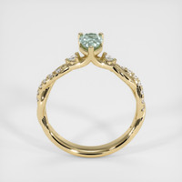 0.58 Ct. Sapphire Ring, 14K Yellow Gold 3