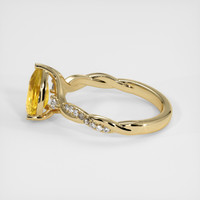 1.58 Ct. Yellow Sapphire Ring, 14K Yellow Gold 4