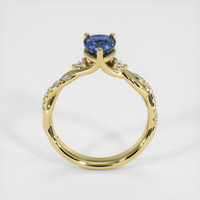 1.25 Ct. Sapphire Ring, 18K Yellow Gold 3