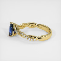 1.25 Ct. Sapphire Ring, 18K Yellow Gold 4